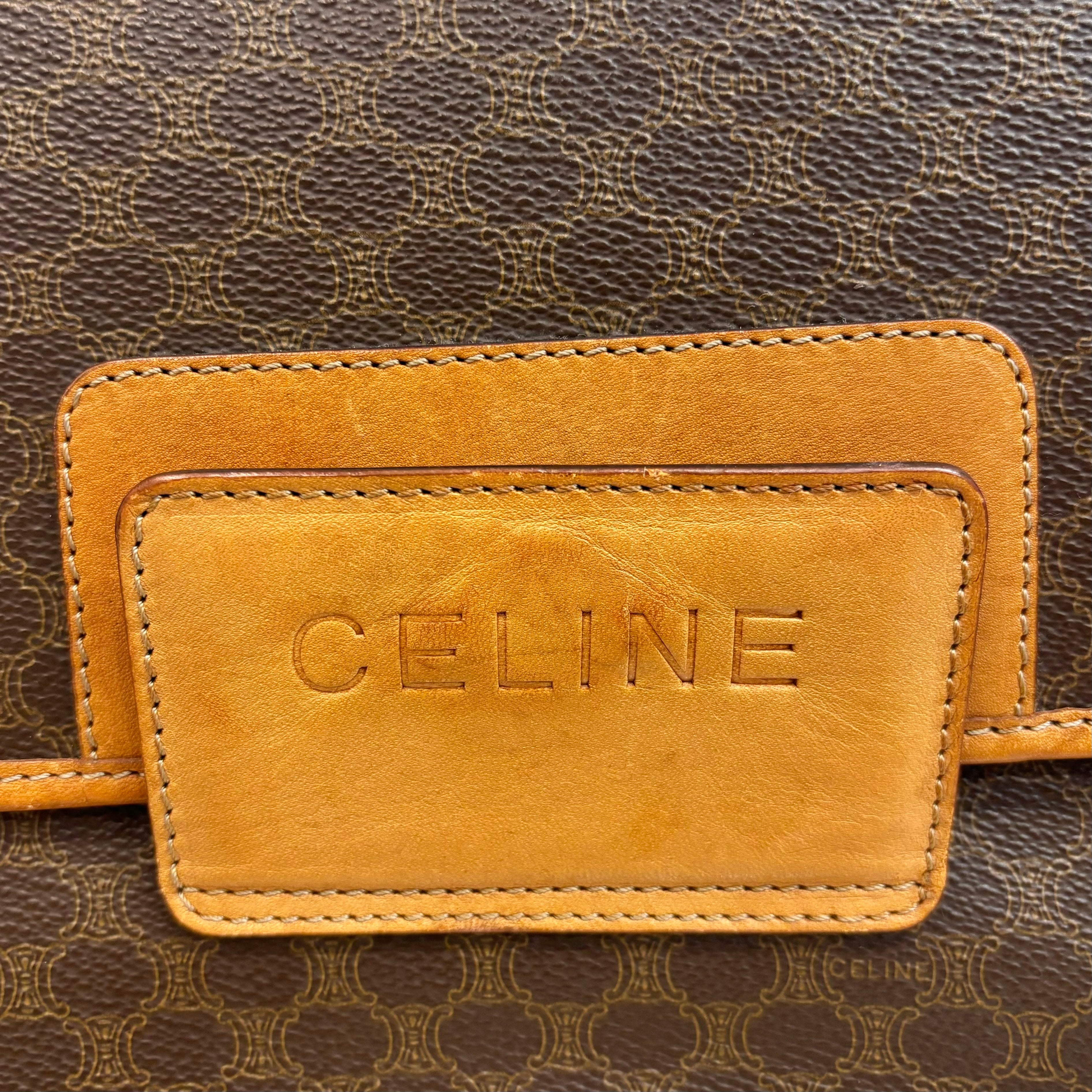 CELINE マカダムショルダーバッグ