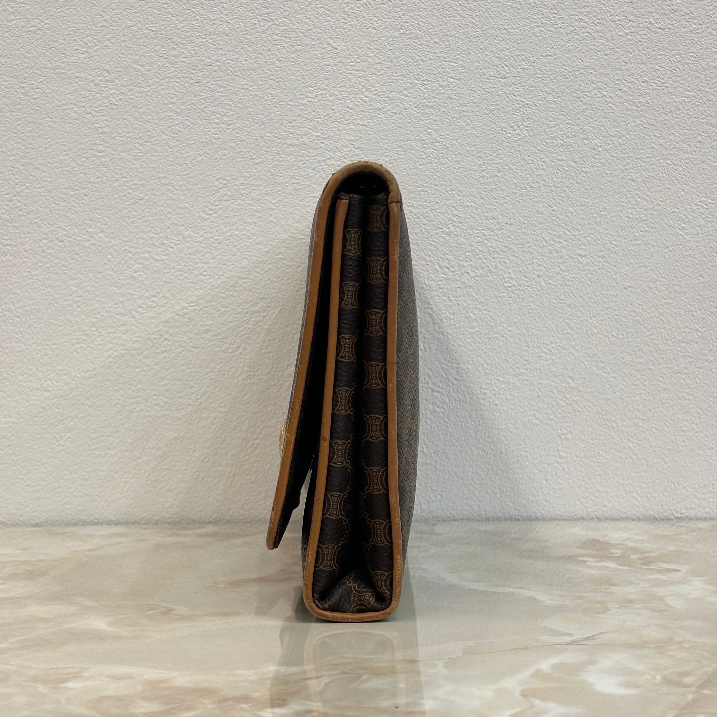 CELINE マカダム ショルダーバッグ