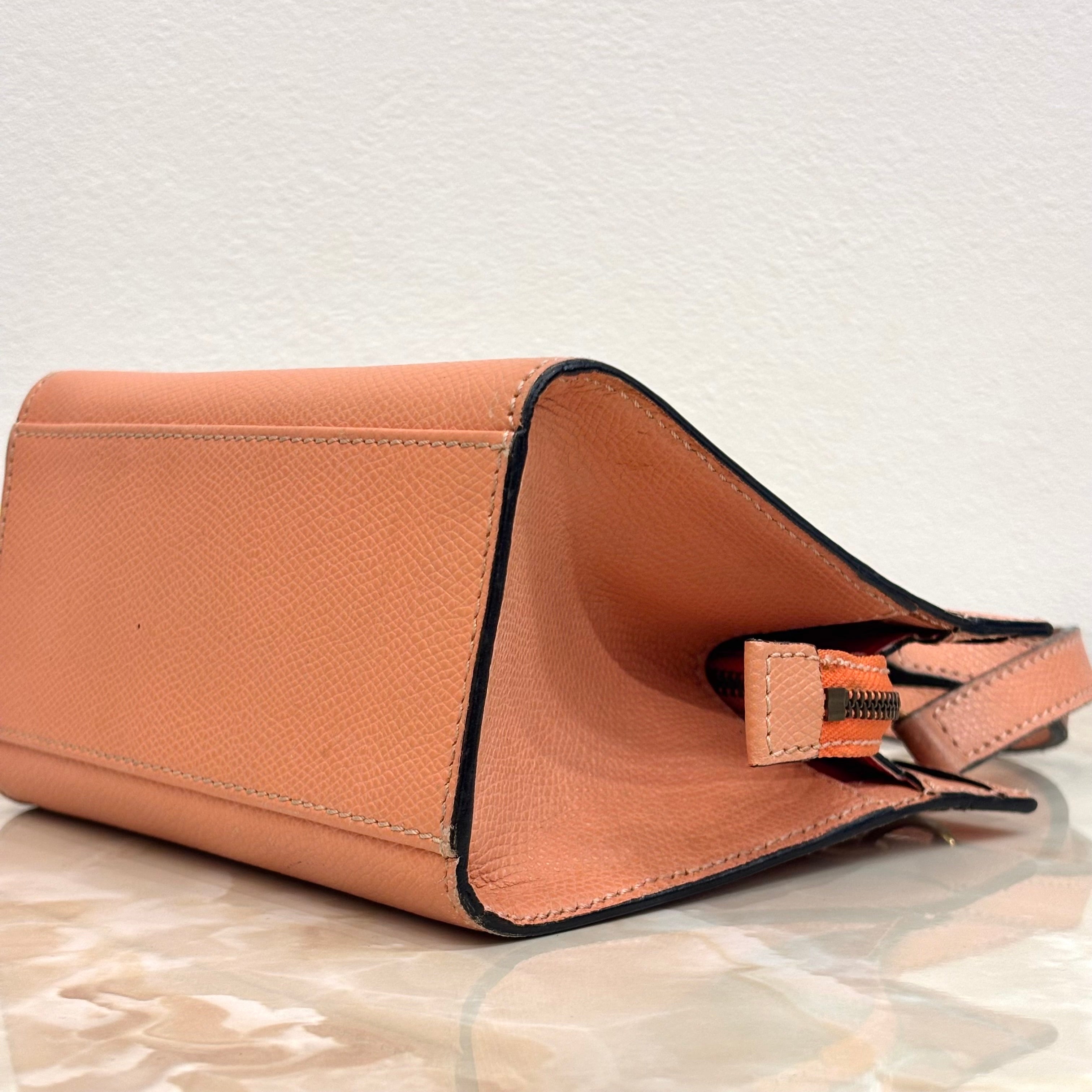 CELINE レザー ミニ2WAYバッグ