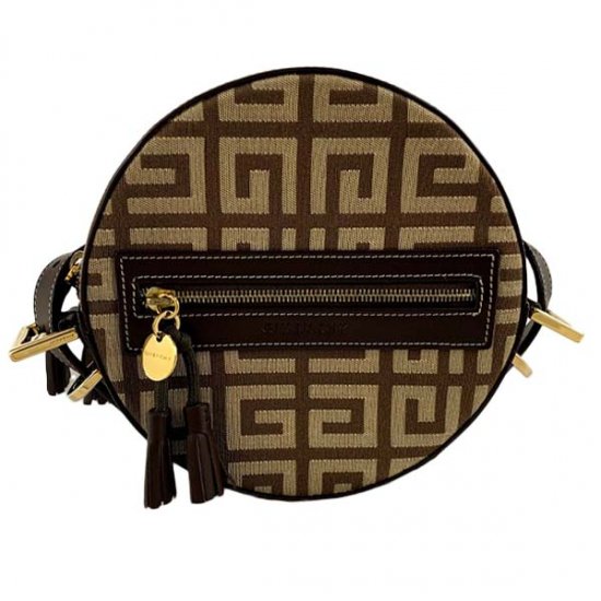 GIVENCHY ジバンシー キャンバス/レザー ショルダーバッグ