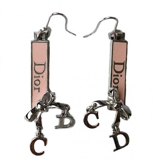 Dior ディオール ロゴ リボン ピアス