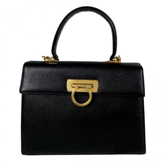 Salvatore Ferragamo フェラガモ ガンチーニ カーフ 2wayバッグ