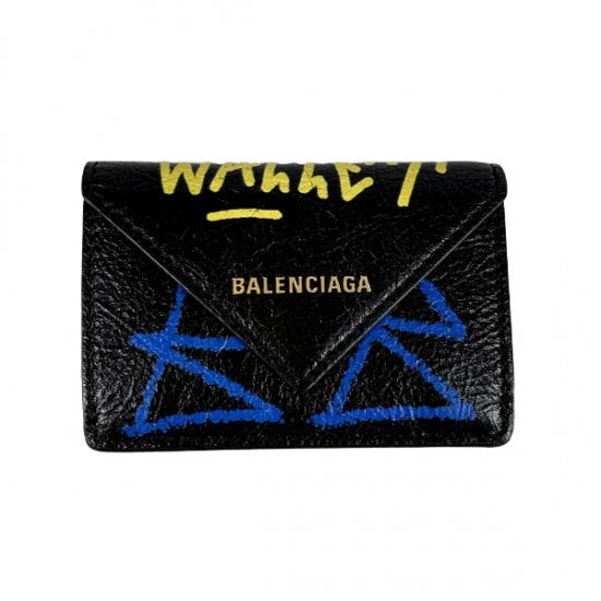 BALENCIAGA バレンシアガ ザ・ペーパーミニ レザー 財布