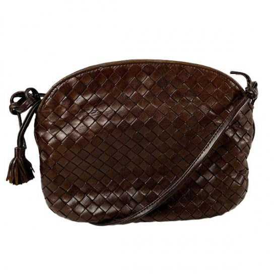 BOTTEGA VENETA ボッテガヴェネタ イントレチャート レザー ショルダーバッグ