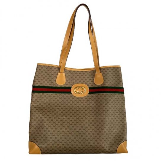 GUCCI グッチ マイクロGGスプリーム シェリー ラインGG金具 トートバッグ