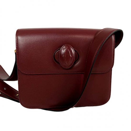 Cartier カルティエ マスト レザー ショルダーバッグ