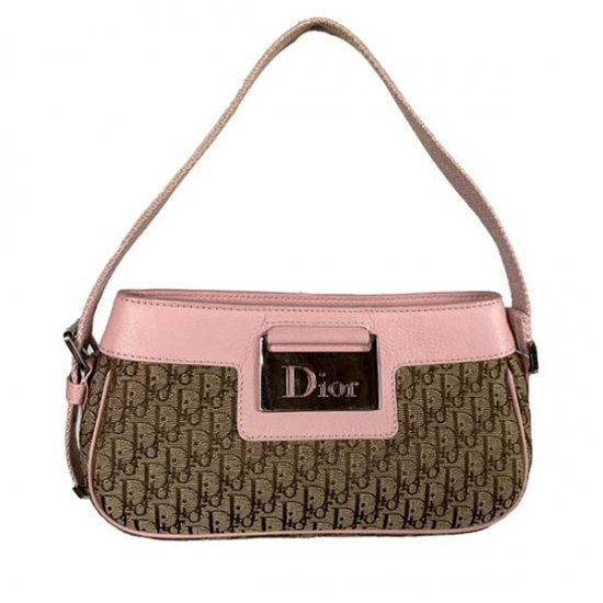 Dior ディオール ストリートシック/トロッター キャンバス/レザー ハンド バッグ