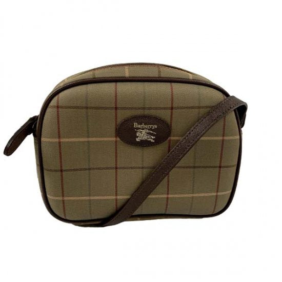 BURBERRY バーバリー ノヴァチェック柄 キャンバス/レザー