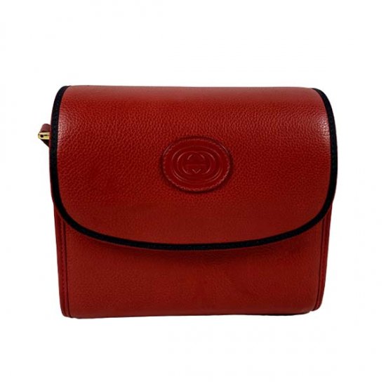 GUCCI グッチ レザー ショルダーバッグ