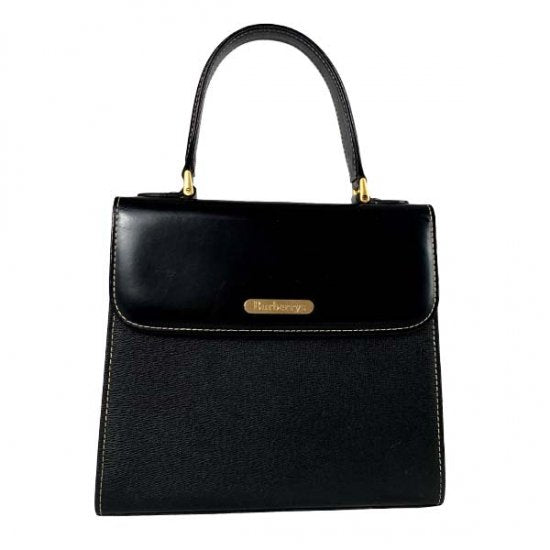 BURBERRY バーバリー レザー ハンドバッグ