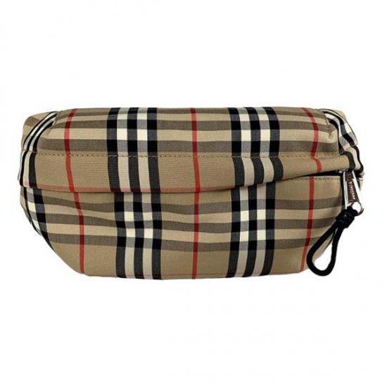 BURBERRY バーバリー ノヴァチェック キャンバス/レザー ボディバッグ