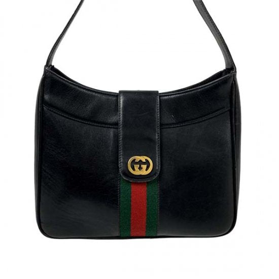 GUCCI グッチ シェリー レザー ショルダーバッグ