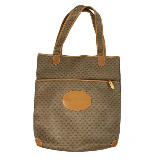 GUCCI グッチ GGスプリーム/レザー トートバッグ