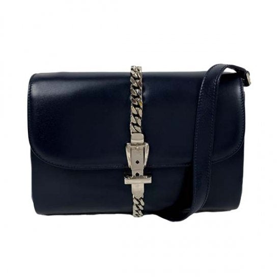 GUCCI グッチ シルヴィ レザー ショルダーバッグ
