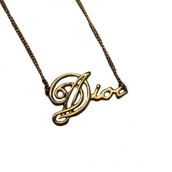 Dior ディオール ロゴ ネックレス