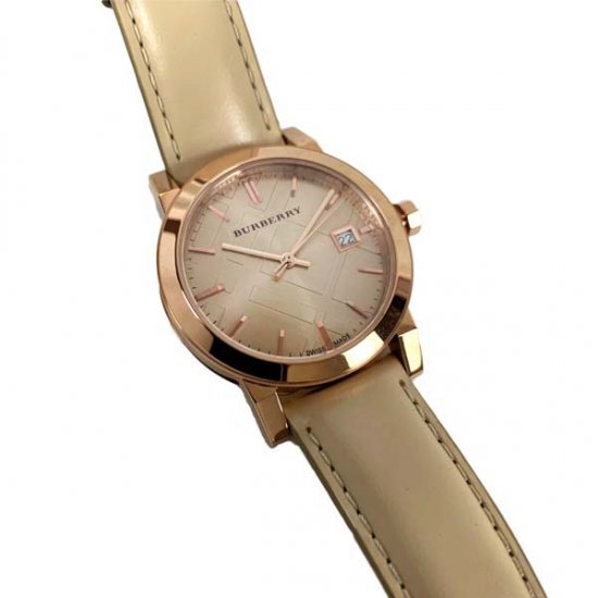 BURBERRY バーバリー シティ BU9109 59253 GP×革/QZ PGD文字盤