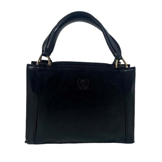 LOEWE ロエベ アナグラム レザー ハンドバッグ