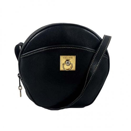 CELINE セリーヌ レザー ショルダーバッグ