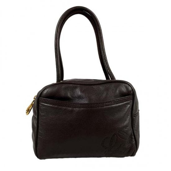 LOEWE ロエベ アナグラム レザー ミニハンドバッグ