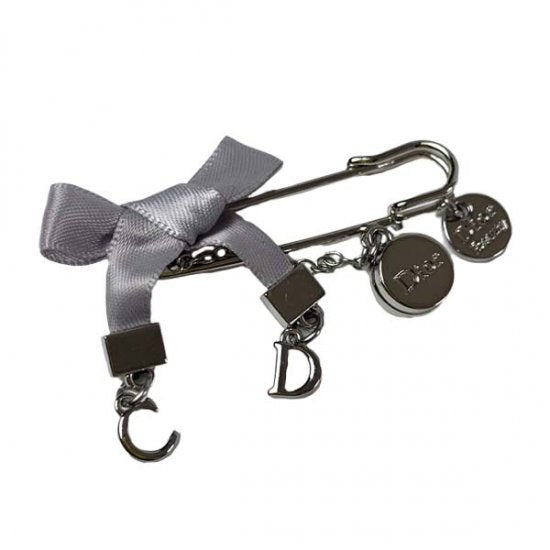 Dior ディオール CDロゴ リボン ブローチ