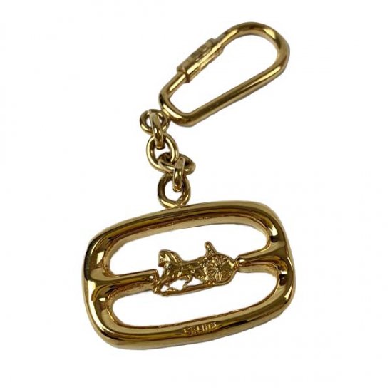 CELINE セリーヌ 馬車 キーリング