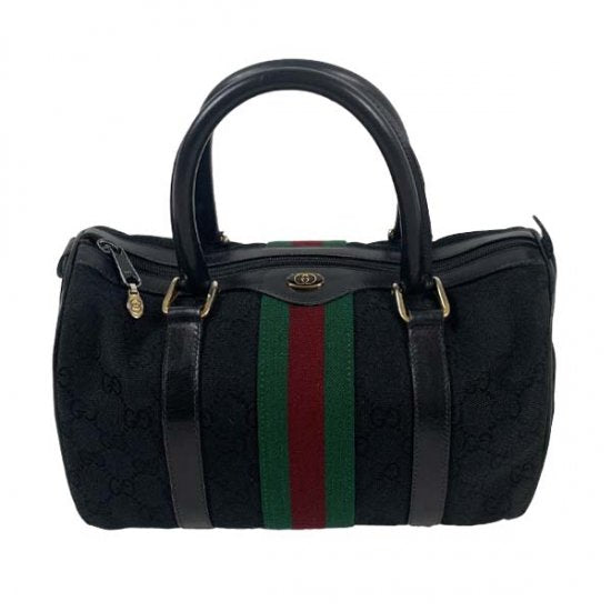 GUCCI グッチ シェリー GGキャンバス/レザー ミニボストンバッグ