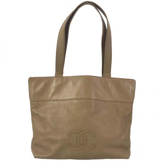 CHANEL シャネル ココマーク ラムスキン トートバッグ