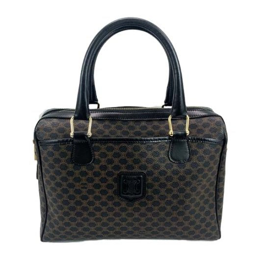 CELINE セリーヌ マカダムミニボストンバッグ 