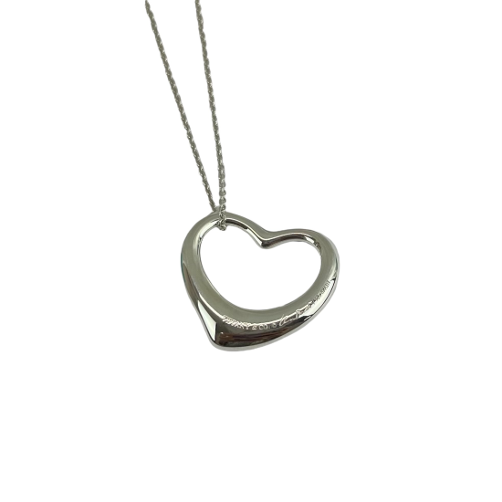 Tiffany&Co. ティファニー オープンハート 27mmネックレス 925