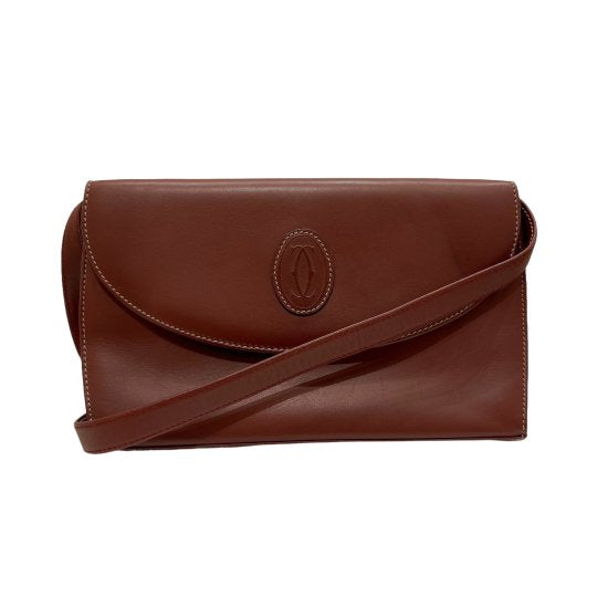 Cartier カルティエ マスト レザー ショルダーバッグ