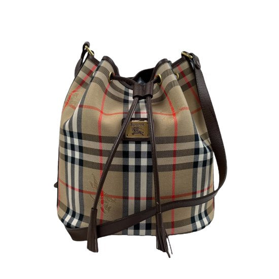 BURBERRY バーバリー 巾着ショルダーバッグ