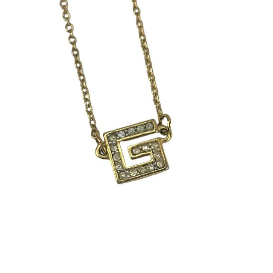 GIVENCHY ジバンシー ラインストーン ネックレス