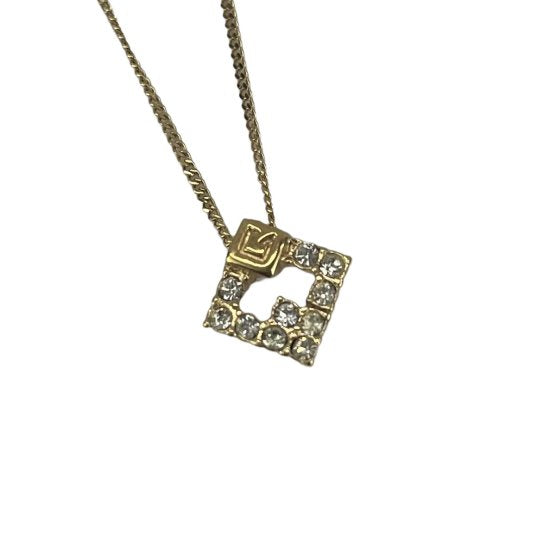 GIVENCHY ジバンシー ラインストーン ネックレス