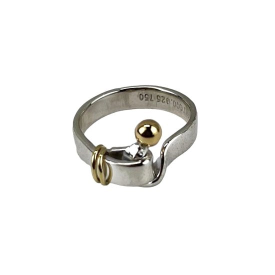 Tiffany&Co. ティファニー フックアンドアイ リング 925/750