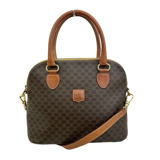 セリーヌ マカダム 2wayバッグ PVC ハンドバッグ CELINE セリーヌ 