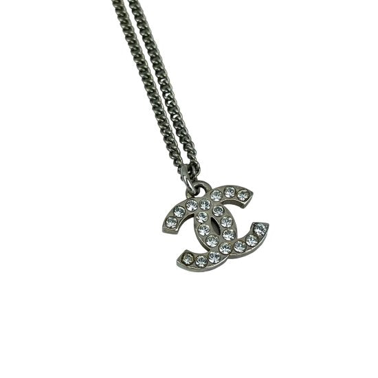 CHANEL シャネル ココマーク ラインストーン ネックレス