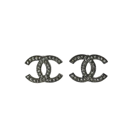 CHANEL シャネル ココマーク ラインストーン ピアス