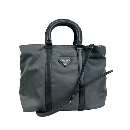 PRADA プラダ テスート/レザー 2wayバッグ