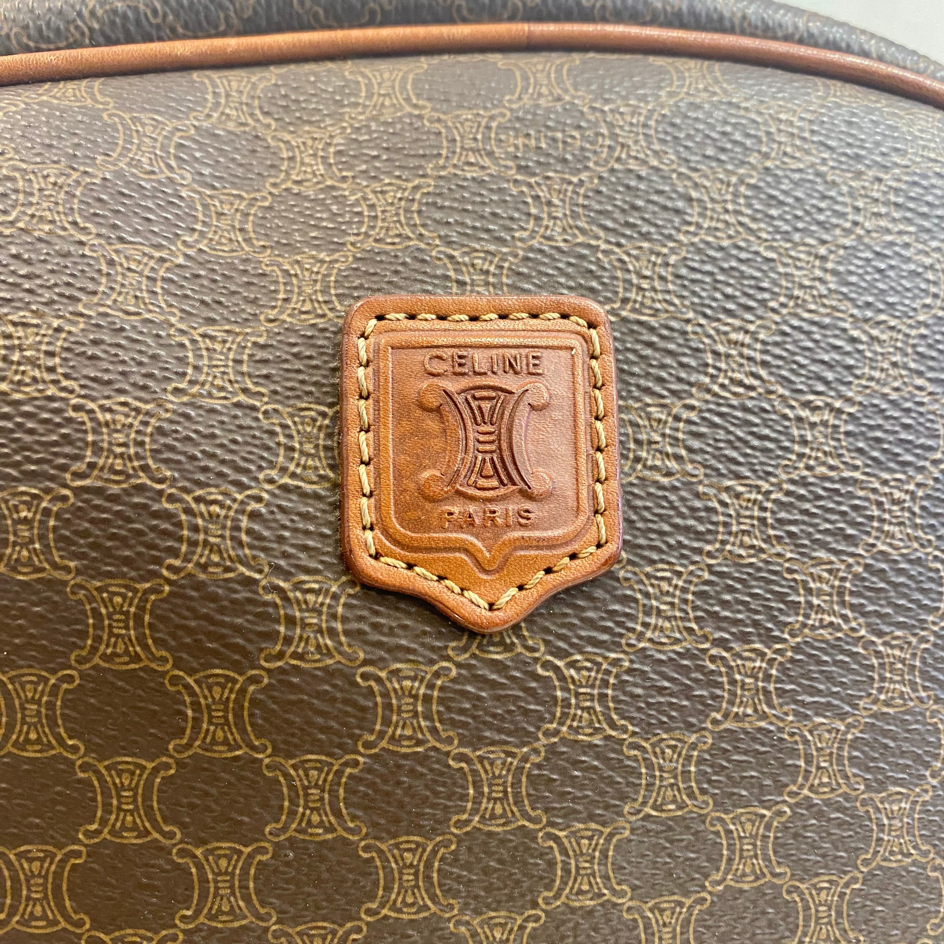 CELINE マカダムハンドバッグ