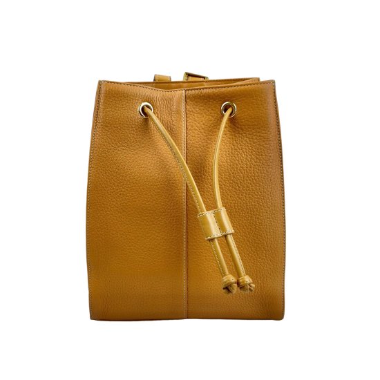 BURBERRY レザー 巾着リュックサック