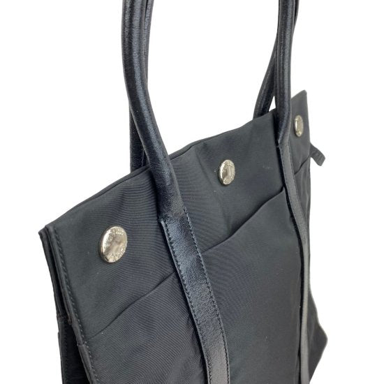 PRADA テスート/レザー トートバッグ