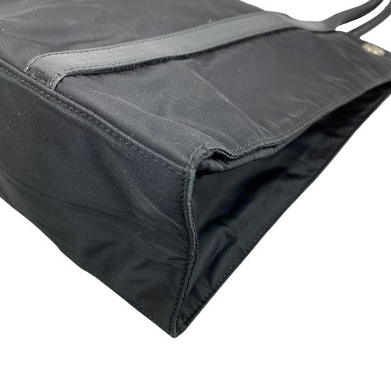 PRADA テスート/レザー トートバッグ