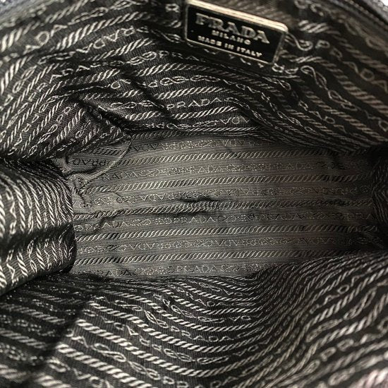 PRADA テスート/レザー トートバッグ