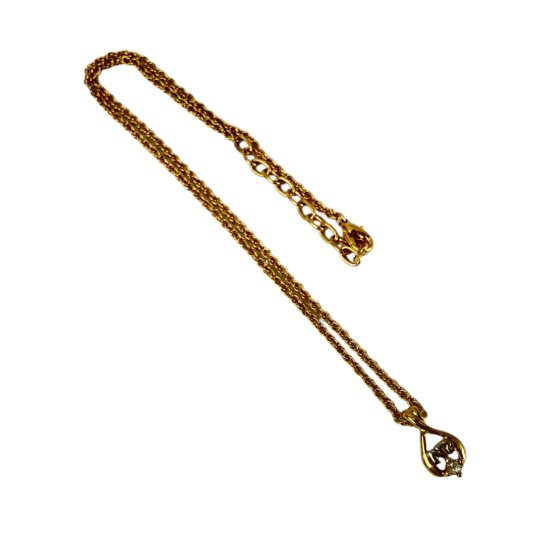 NINA RICCI ロゴ ネックレス