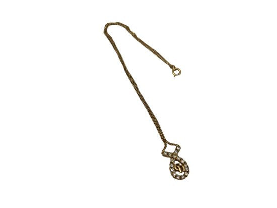 Dior ラインストーン ネックレス