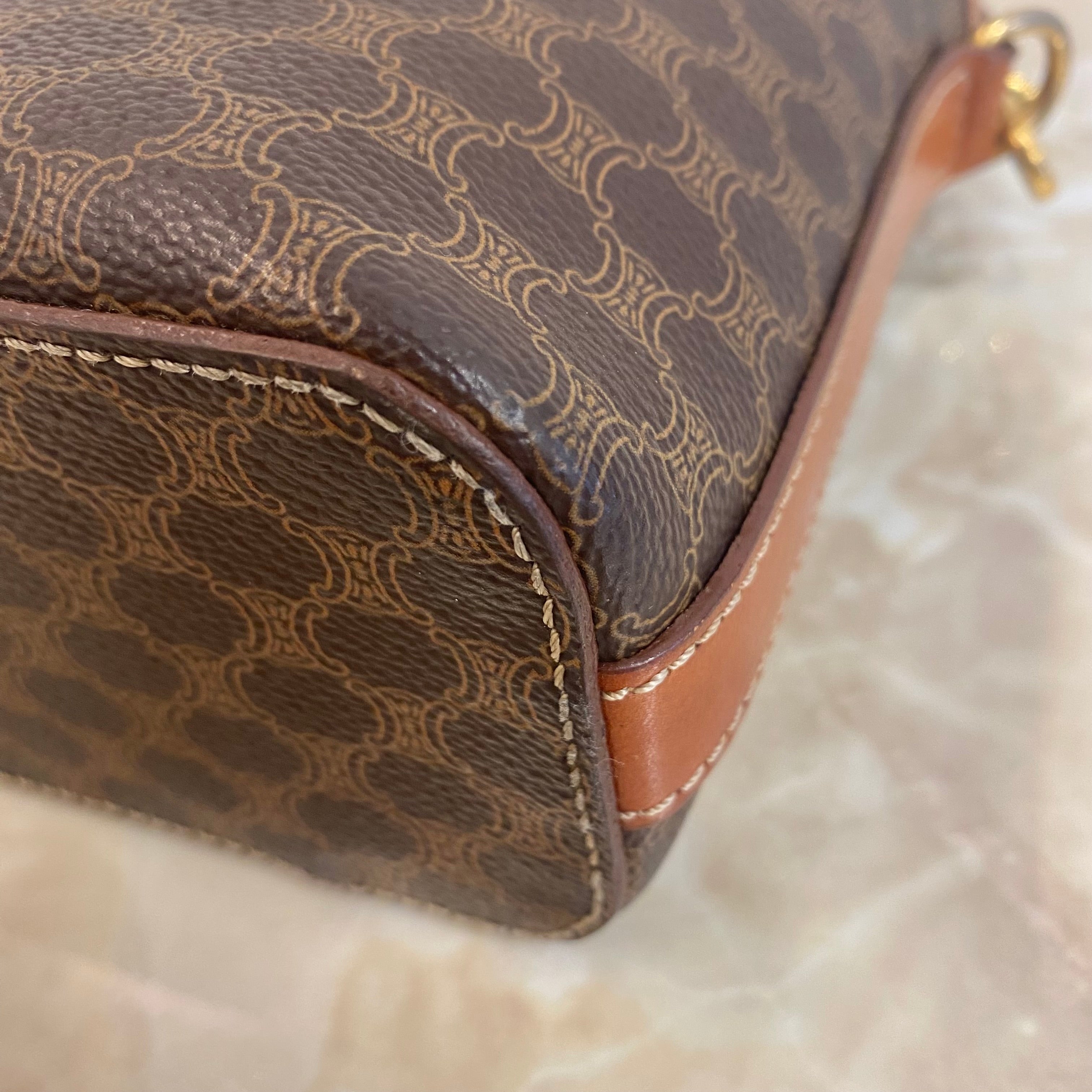 CELINE マカダム 2wayハンドバッグ