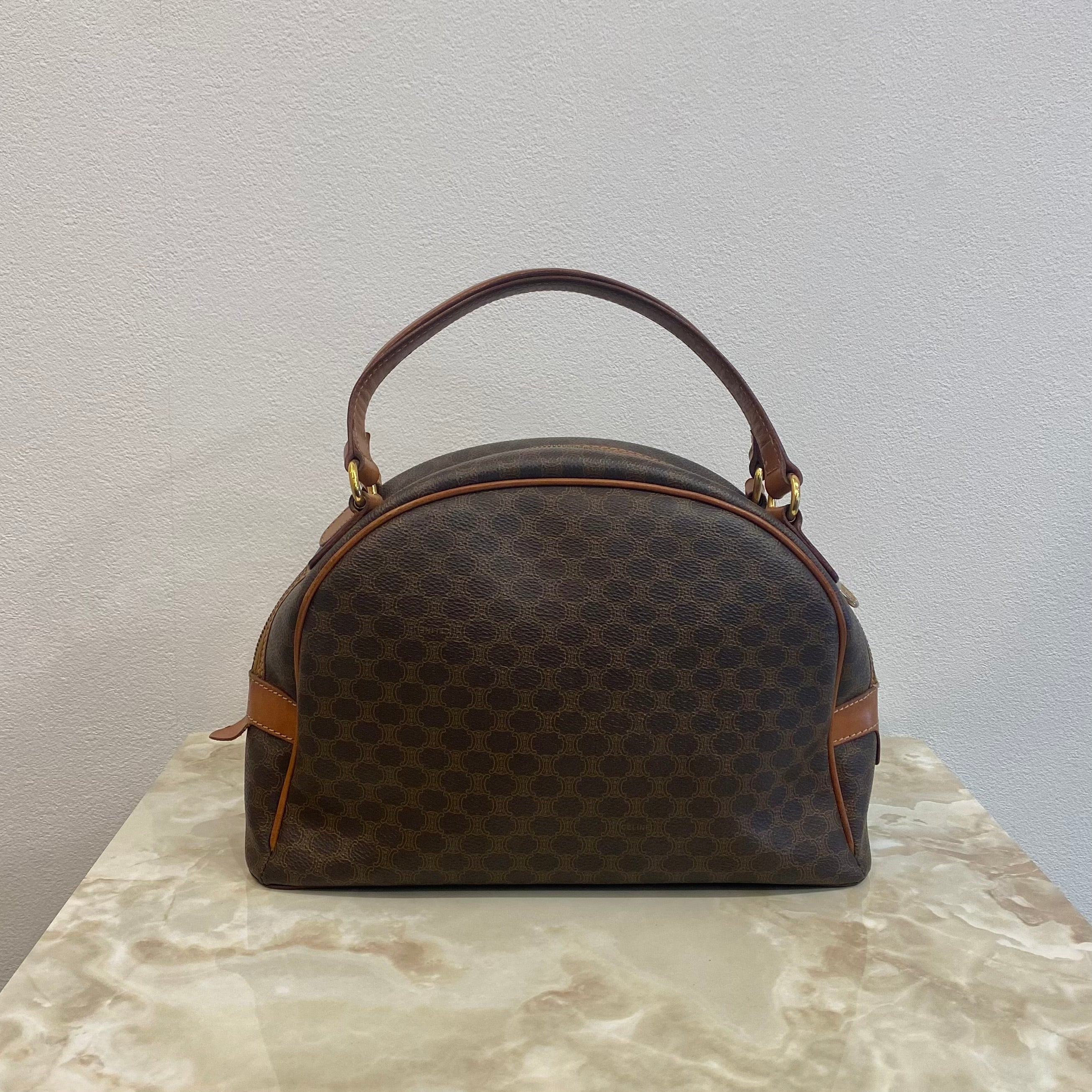 CELINE マカダムハンドバッグ