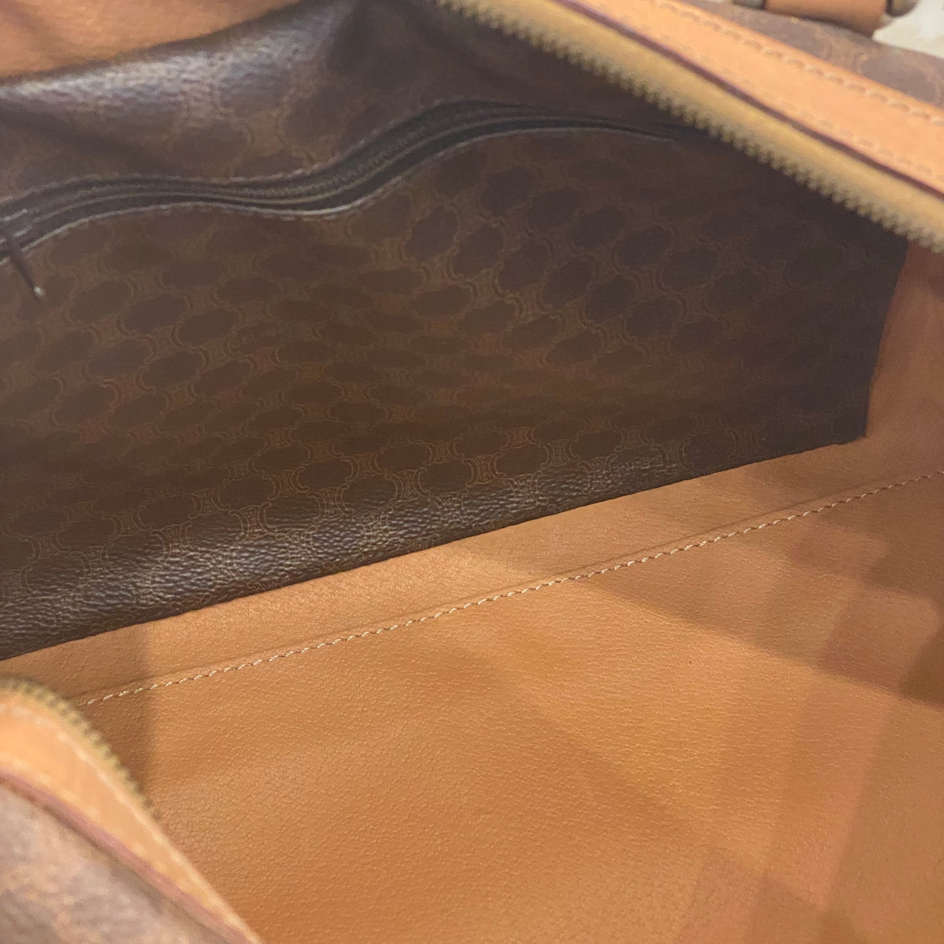 CELINE マカダム ボストンバッグ