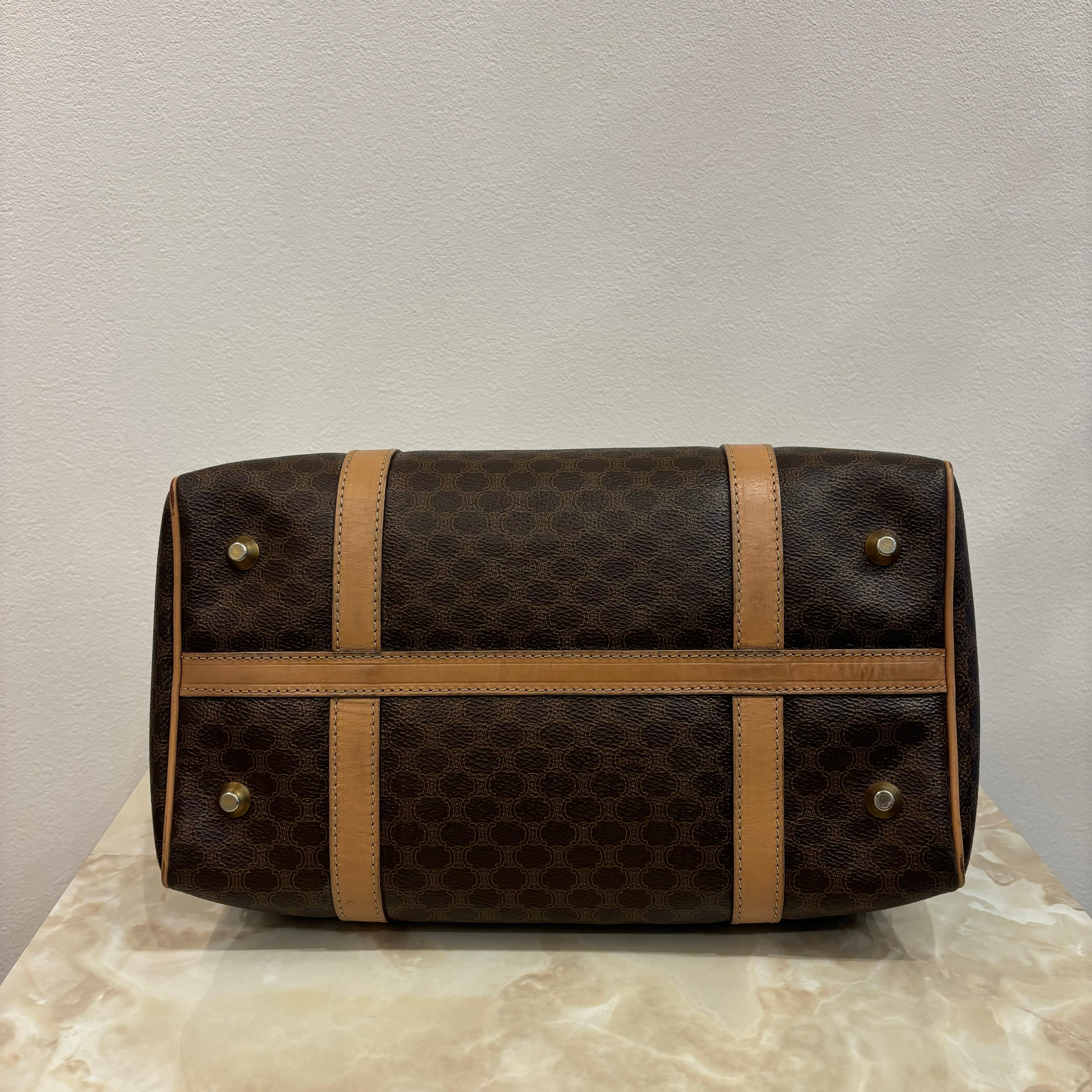 CELINE マカダムボストンバッグ