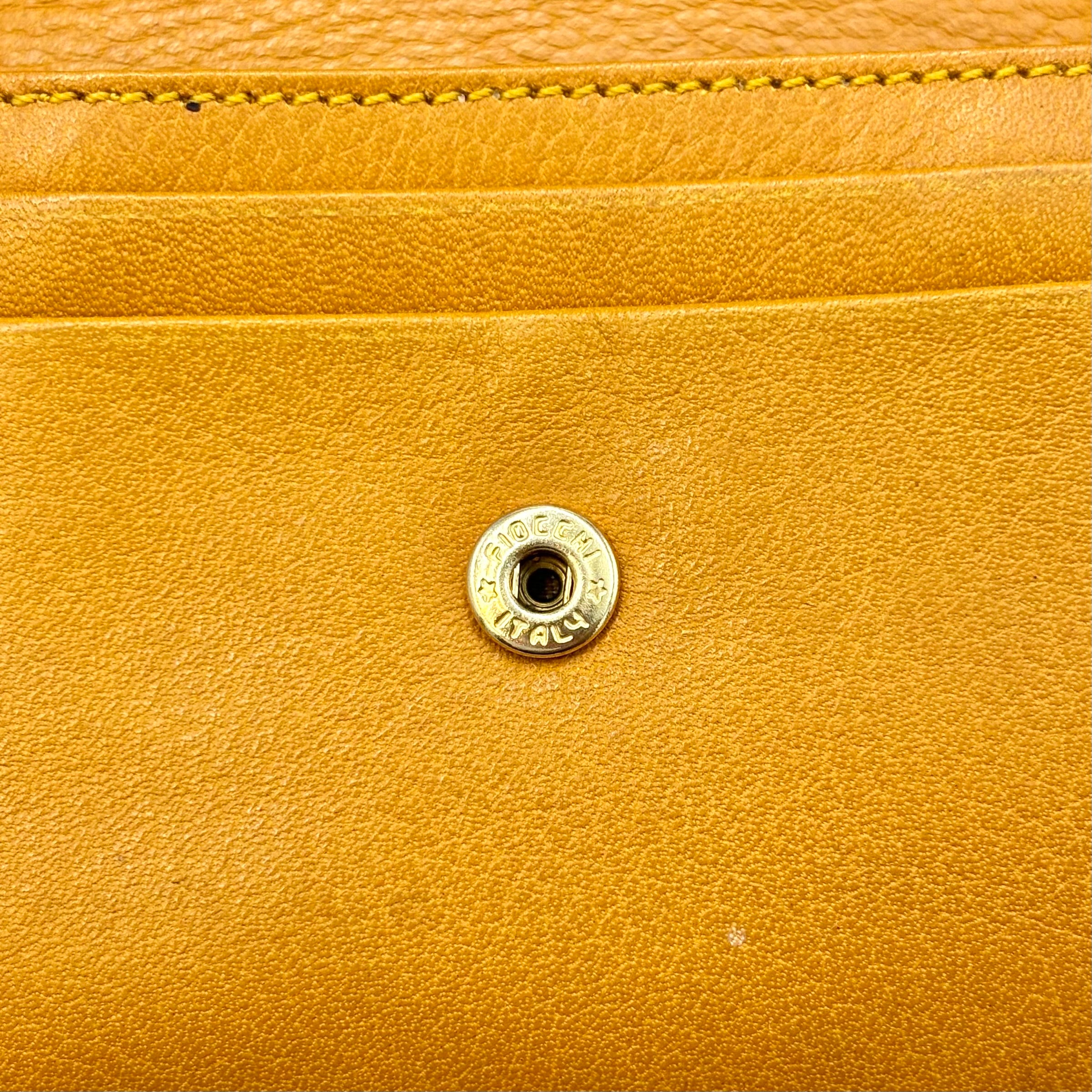 CELINE サークルロゴ レザー ミニウォレット